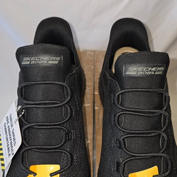 Skechers Slip-ins: BOBS Sport Squad Chaos Black, Women's Size 7, New w/o org box - Picture 2 of 8